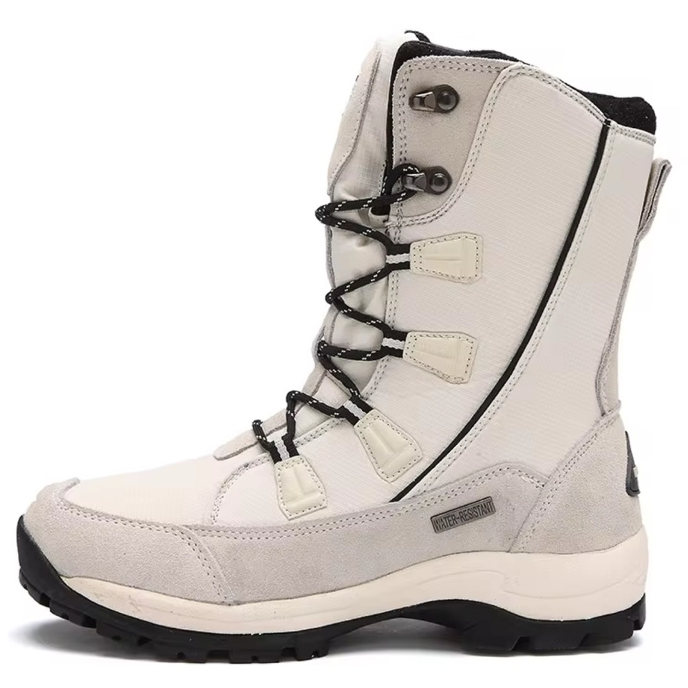 ROCKMARK Women's Winter White Waterproof and Non-Slip Snow Boots Size 9.5